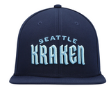 Seattle Kraken NHL Fanatics - Wordmark Logo Snapback Cap