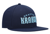 Seattle Kraken NHL Fanatics - Wordmark Logo Snapback Cap