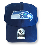 Seattle Seahawks NFL '47 – Double Legend MVP Adjustable Cap - Navy