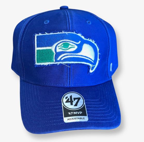 47 College Navy Seattle Seahawks Legend MVP Adjustable Hat