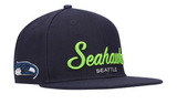 Seattle Seahawks NFL Pro Standard - Script Wordmark Snapback Cap