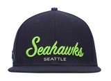 Seattle Seahawks NFL Pro Standard - Script Wordmark Snapback Cap