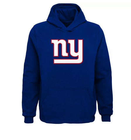New York Giants NFL Team Apparel - Primary Logo Royal Pullover Hoodie