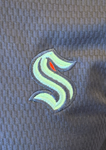 Seattle Kraken NHL Apparel - Primary Logo Quarter-Zip Pullover Jacket