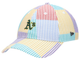 Athletics MLB New Era - Seersucker 9TWENTY Adjustable Cap