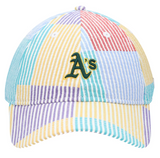 Athletics MLB New Era - Seersucker 9TWENTY Adjustable Cap