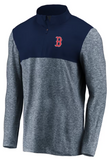 Boston Red Sox MLB Fanatics - Iconic Marble Clutch Half-Zip Jacket