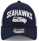 Seattle Seahawks NFL New Era - Team Title Trucker 9FORTY Snapback Cap