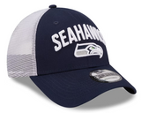 Seattle Seahawks NFL New Era - Team Title Trucker 9FORTY Snapback Cap