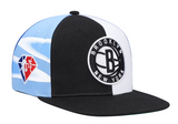 Brooklyn Nets NBA Mitchell & Ness - 75th Anniversary What The? Snapback Cap