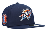 Oklahoma City Thunder NBA New Era - Team Logoman 59FIFTY Fitted Cap