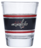 Washington Capitals NHL Logo Brands - 2oz. Stripe Shot Glass