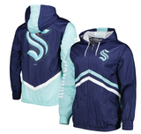 Seattle Kraken NHL Mitchell & Ness - Undeniable Full-Zip Windbreaker