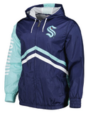 Seattle Kraken NHL Mitchell & Ness - Undeniable Full-Zip Windbreaker