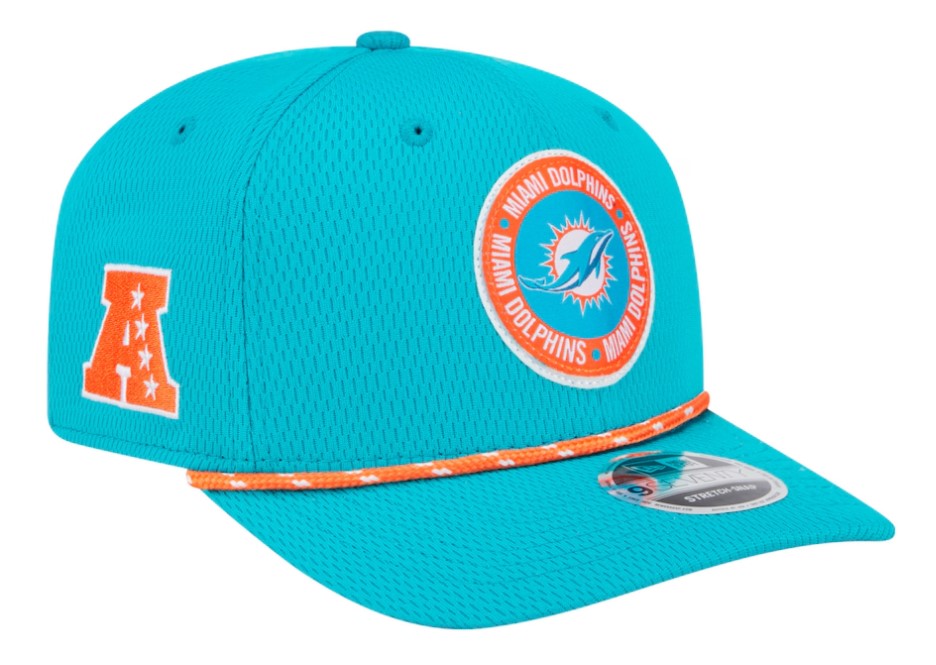 Miami Dolphins NFL New Era - Sideline 9Seventy Stretch-Snap Cap