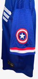 Marvel Avengers Captain America Rodgers Mesh V-Neck Baseball Jersey