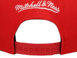 Atlanta Braves MLB Mitchell & Ness – Red Pro Retro Snapback Cap