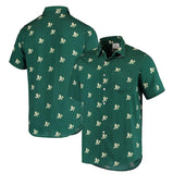 Oakland Athletics MLB - Mini Print Logo Button-Up Shirt