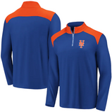 New York Mets MLB Fanatics - Iconic Clutch Quarter-Zip Jacket