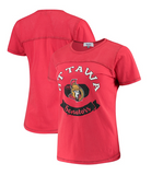 Ottawa Senators NHL Alyssa Milano - Women's Gridiron T-Shirt
