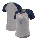 Vancouver Canucks NHL Alyssa Milano - Women's Plus Size Conference T-Shirt