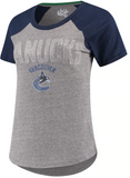 Vancouver Canucks NHL Alyssa Milano - Women's Plus Size Conference T-Shirt