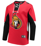 Ottawa Senators NHL Fanatics - Breakaway Lace-Up Pullover
