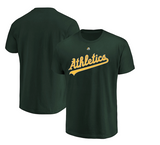 Oakland Athletics MLB Majestic - Team Wordmark T-Shirt