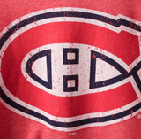 Montreal Canadiens NHL Majestic Threads - Tri-Blend 3/4-Sleeve Raglan T-Shirt