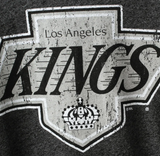 Los Angeles Kings NHL Majestic - Tri-Blend 3/4-Sleeve Raglan T-Shirt
