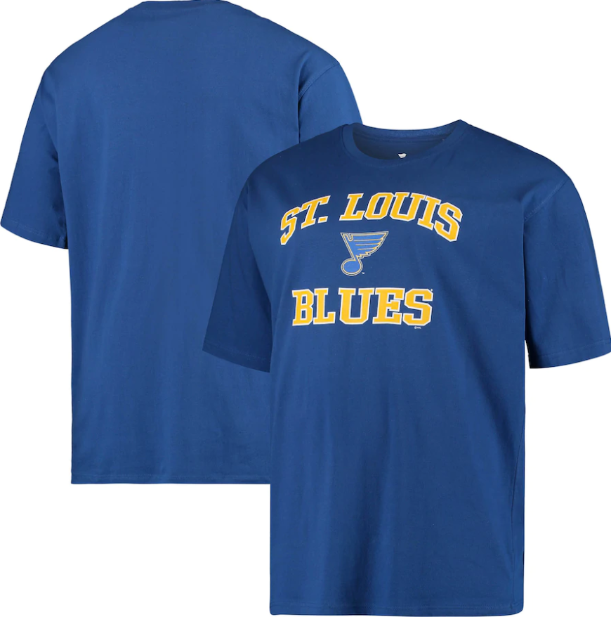 St. Louis Blues NHL Fanatics Heart and Soul T Shirt