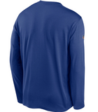 New York Giants NFL Nike - Sideline Playbook Performance Long Sleeve T-Shirt