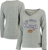 Los Angeles Kings NHL CCM - Women's Comfy Crew V-Neck Sweater