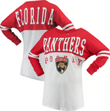 Florida Panthers NHL New Era - Women's Varsity Long Sleeve T-Shirt