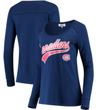 Montreal Canadiens NHL Alyssa Milano - Women's Redzone Long Sleeve T-Shirt