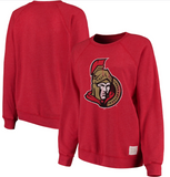 Ottawa Senators NHL Original Retro Brand - Women's Tri-Blend Sweatshirt