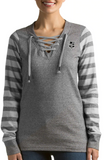 Los Angeles Kings NHL Antigua – Women’s Black Rumble Lace-Up Sweatshirt
