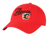 Calgary Flames NHL adidas - Top Stitch Logo Adjustable Cap