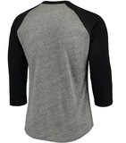 Pittsburgh Pirates Majestic Threads Cooperstown Collection 3/4-Sleeve Raglan Tri-Blend T-Shirt