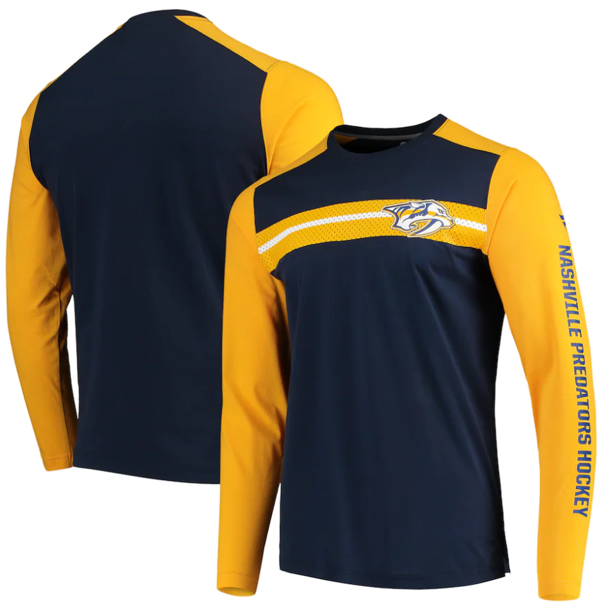 Nashville predators long online sleeve t shirt