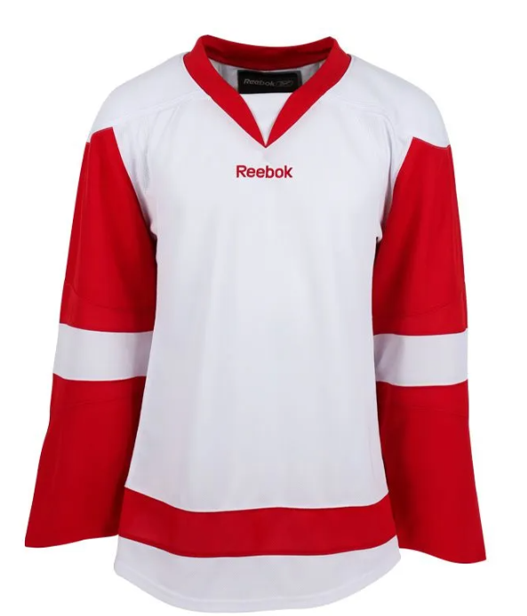 Detroit red wings white practice jersey on sale