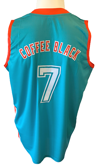 FLINT TROPICS 7 COFFEE BLACK BASKETBALL JERSEY SEMI PRO TEAM NEW