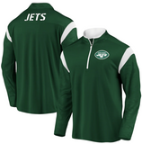 New York Jets NFL Fanatics - Iconic Defender ¼ Zip Jacket