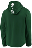 New York Jets NFL Fanatics - Iconic Defender Raglan Hoodie