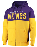 Minnesota Vikings NFL Hands High - Prime Time Full-Zip Hoodie