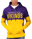 Minnesota Vikings NFL Hands High - Prime Time Full-Zip Hoodie