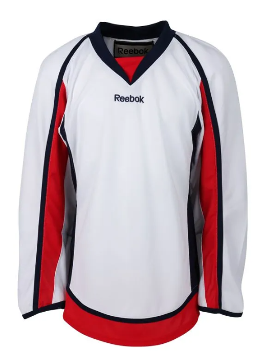 Washington Capitals NHL Reebok Edge Practice Jersey White Pro Look Sports Apparel