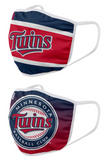 Minnesota Twins MLB FOCO - Adult Face Covering 2-Pack