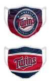 Minnesota Twins MLB FOCO - Adult Face Covering 2-Pack