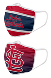 St. Louis Cardinals MLB FOCO - Adult Face Covering 2-Pack